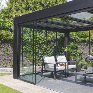 Glass sliding walls