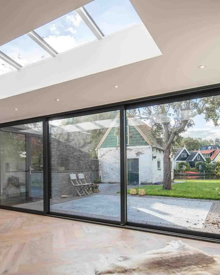 Aluminum sliding doors