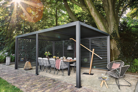 Serano pergola met lamellendak