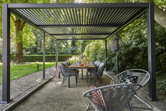 Serano pergola met lamellendak