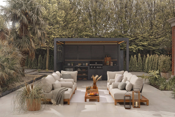 Monza pergola met lamellendak
