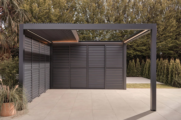 Monza pergola met lamellendak