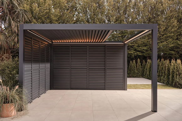 Monza pergola met lamellendak