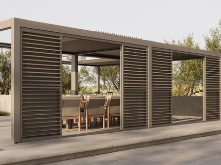 Monza pergola met lamellendak