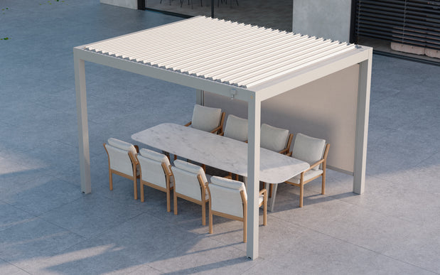 Monza pergola met lamellendak