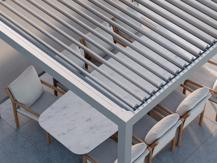 Monza pergola met lamellendak