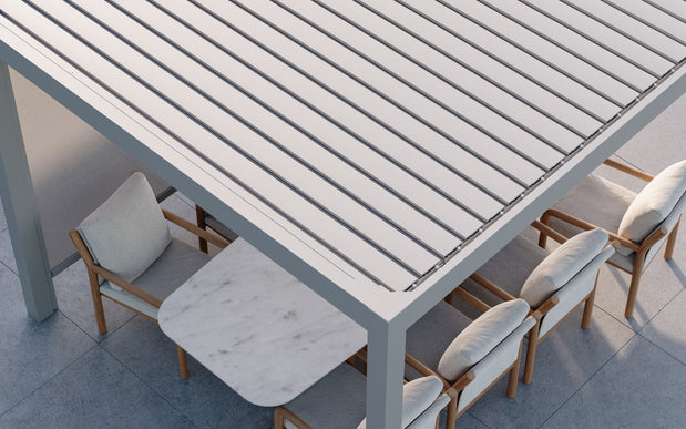 Monza pergola met lamellendak
