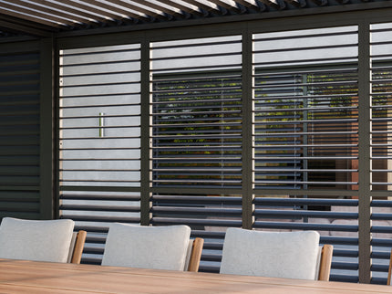 Monza pergola met lamellendak