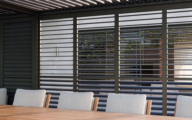 Monza pergola met lamellendak