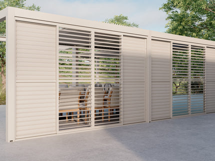 Monza pergola met lamellendak