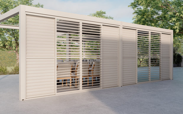 Monza pergola met lamellendak