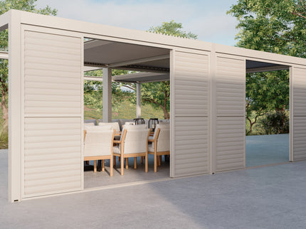 Monza pergola met lamellendak