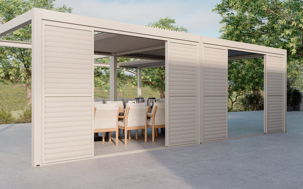 Monza pergola met lamellendak
