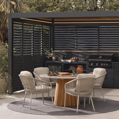 Monza pergola met lamellendak