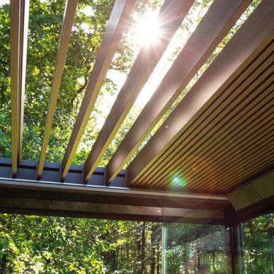 Nova pergola met lamellendak