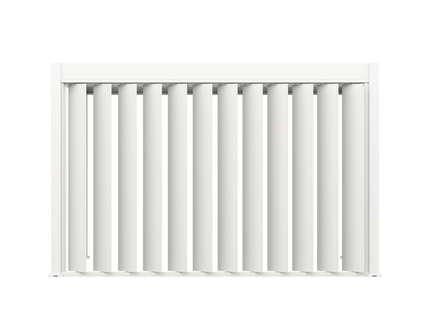 Verticale shutters kantelbaar