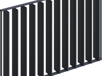 Verticale shutters kantelbaar