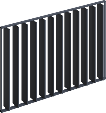 Verticale shutters kantelbaar
