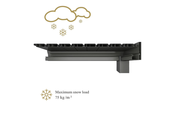 Astra pergola met lamellendak